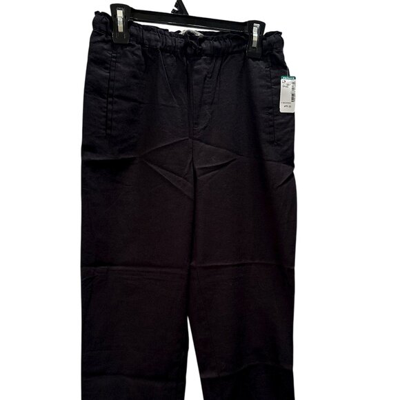Vision - Tie-cord waist linen pant Fit: Straight leg, high rise - XSmall - NWT - Picture 1 of 3